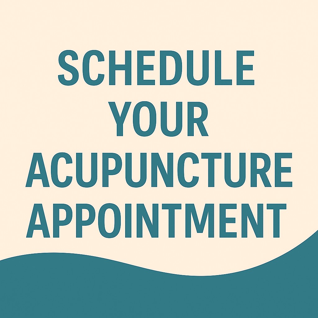 “Graphic reading ‘Schedule Your Acupuncture Appointment’ promoting affordable acupuncture services in Libertyville.”